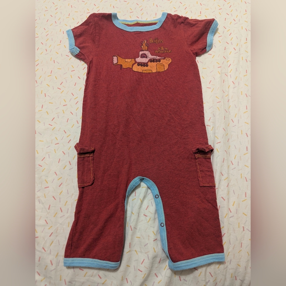 Rowdy Sprout Beatles Yellow Submarine Onesie
